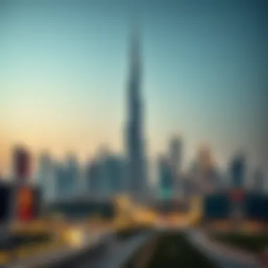 The stunning skyline of Dubai featuring the Burj Khalifa