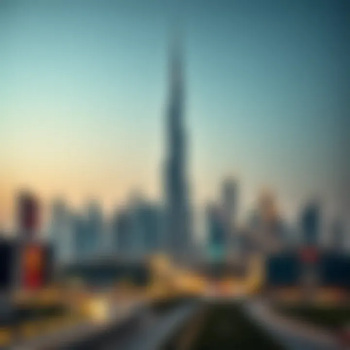 The stunning skyline of Dubai featuring the Burj Khalifa