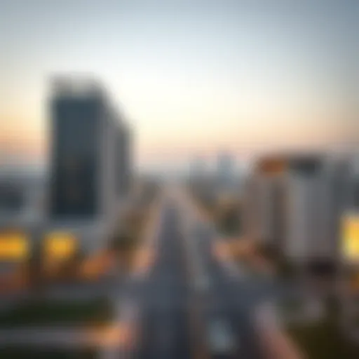 Stunning view of Al Qusais skyline showcasing modern architecture