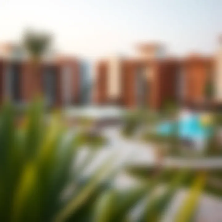 Vibrant community spaces and recreational areas in Al Aqaar