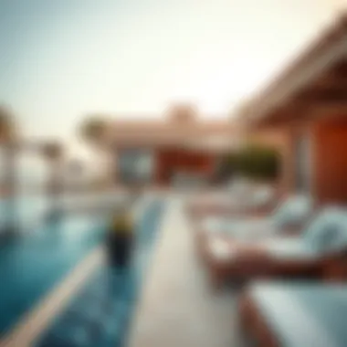 Luxurious amenities at Al Mamzar Beach Chalet