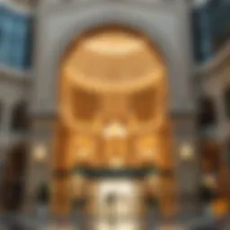 Al Manara Center architectural detail