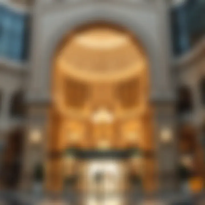 Al Manara Center architectural detail