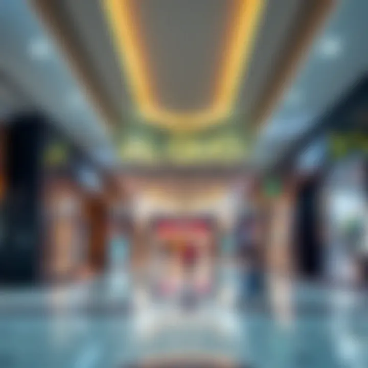 Interior Retail Spaces of Al Quoz Mall Interior shot of Al Quoz Mall highlighting retail spaces