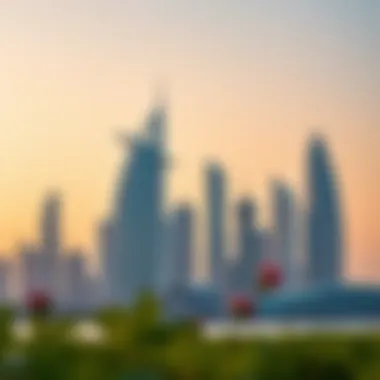 The Iconic Dubai Skyline Dubai skyline showcasing modern architecture