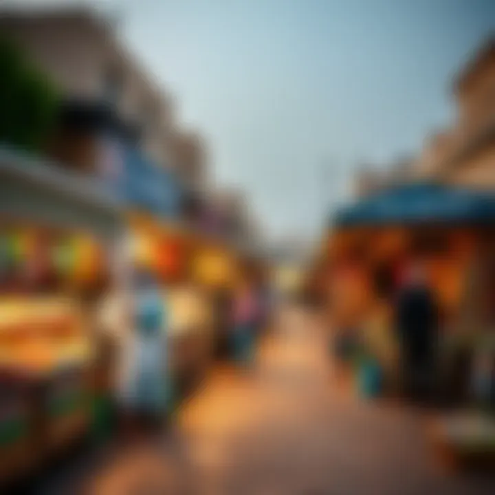 Al Warqa Local Market Local market scene in Al Warqa, highlighting cultural and lifestyle offerings