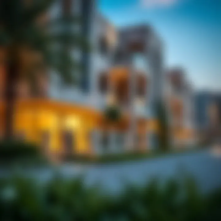 Residential Living in Al Warqa Modern residential complex in Al Warqa, emphasizing real estate opportunities