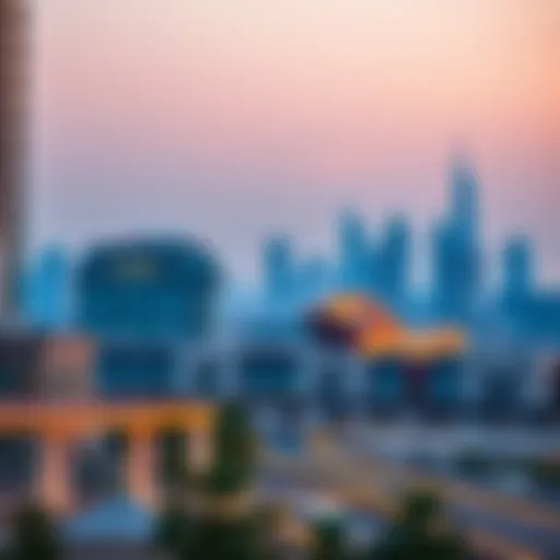 Stunning skyline view of Al Warqa, showcasing modern architecture