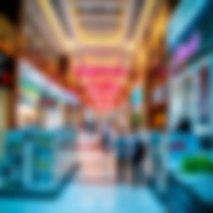 Interior view highlighting a vibrant shopping atmosphere