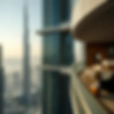 Stunning View from Burj Khalifa Apartments Stunning view from Burj Khalifa apartments
