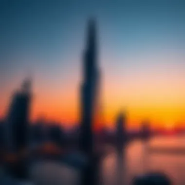 Marina 101: A Beacon in the Skyline Stunning silhouette of the Marina 101 at sunset