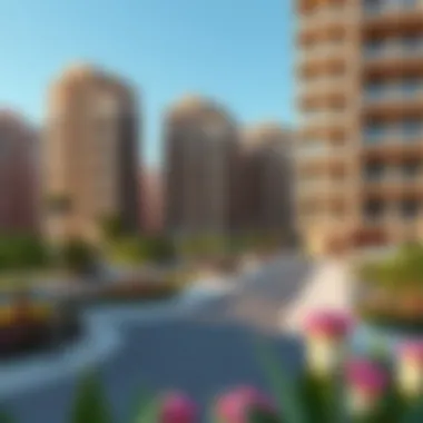 Luxury residential buildings in Arjan highlighting real estate potential