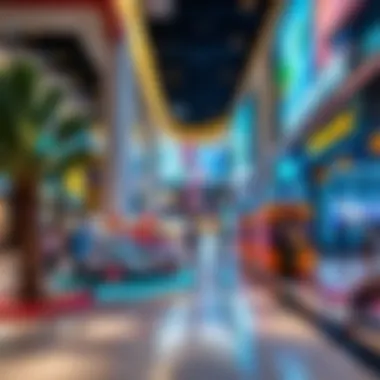 Entertainment zone at بني ياس مول featuring leisure activities