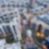 Aerial view of Barsha South 2 showcasing modern architectural developments.