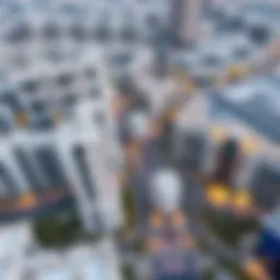 Aerial view of Barsha South 2 showcasing modern architectural developments.