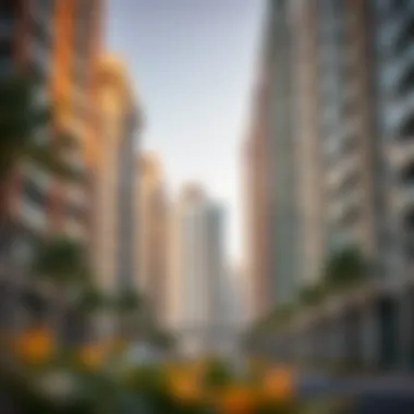 Diverse Luxury Residences in Barsha South 2 Luxury residential buildings in Barsha South 2 highlighting diverse property types.