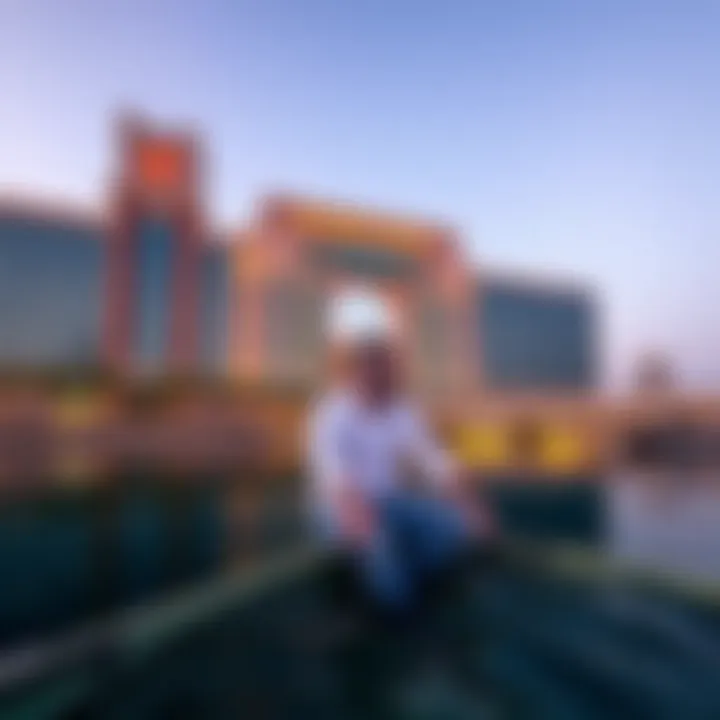 Serene Waters and Architectural Wonders Serene waters reflecting the beautiful architecture of Dubai Mall