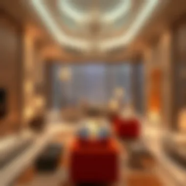 Interior Spaces of برج الدار Interior spaces of برج الدار emphasizing modern living and luxury