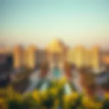 Architectural Elegance of Burj Park Breathtaking view of Burj Park showcasing its architectural elegance