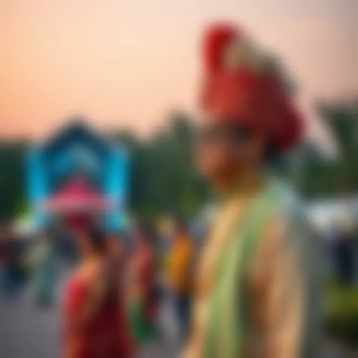 Vibrant Cultural Events at Burj Park Vibrant cultural events taking place at Burj Park