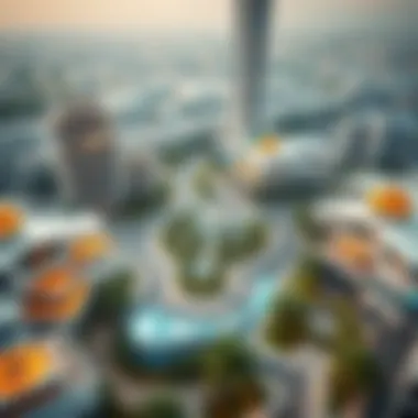 Smart Urban Spaces Concept Conceptual layout of smart urban spaces in Dubai