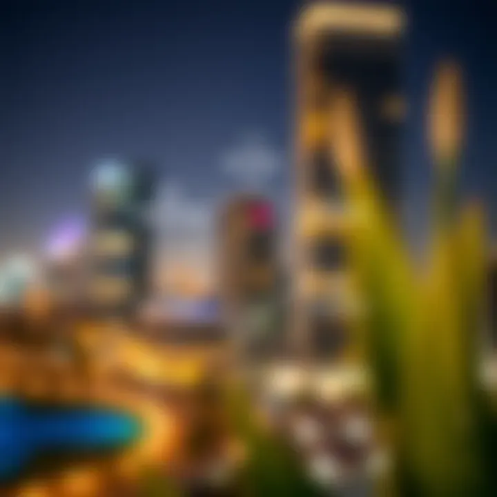 Sustainable Development Initiatives Diagram illustrating sustainable development initiatives in Dubai