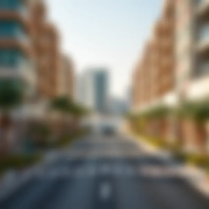 Real Estate Trends Near the Dubai-Al Ain Road Visual representation of real estate trends influenced by the Dubai-Al Ain Road