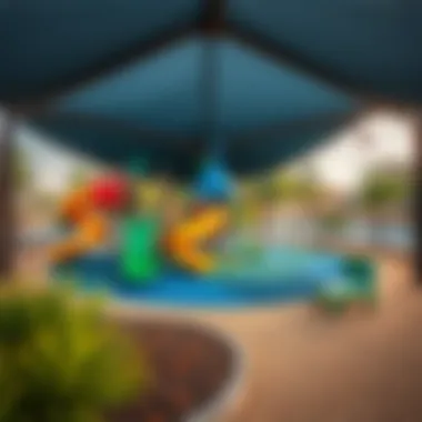 Exploring the Outdoor Playground Outdoor playground area designed for children's exploration