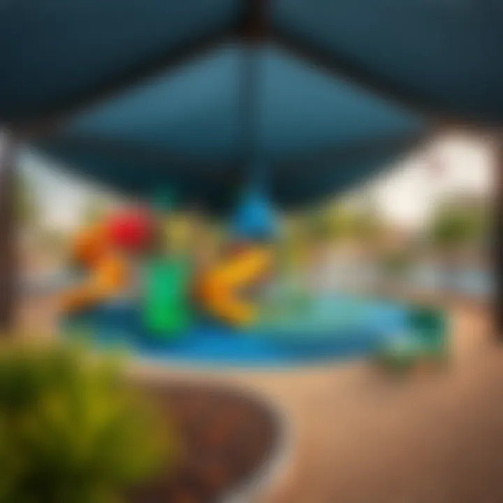 Exploring the Outdoor Playground Outdoor playground area designed for children's exploration