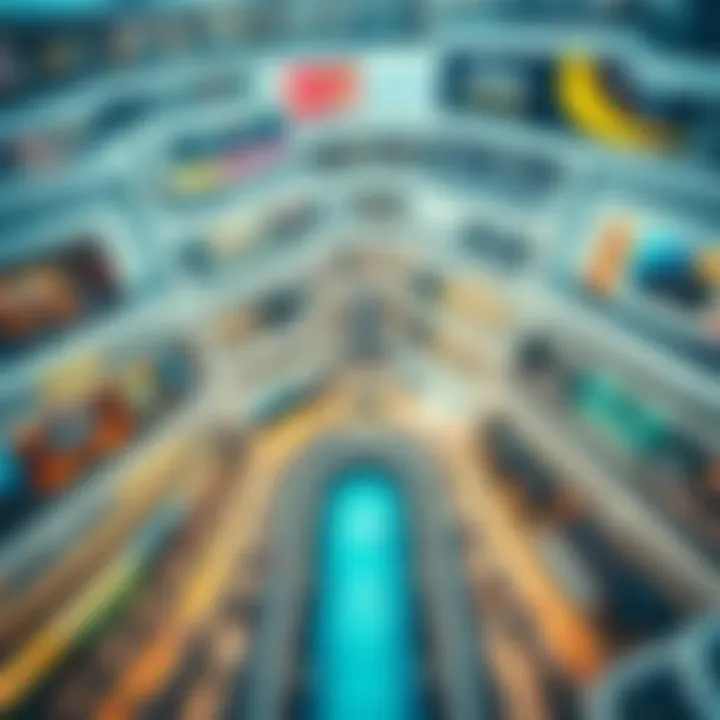 Aerial view showcasing the vastness of Dubai Mall