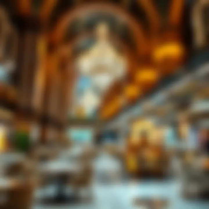 Luxurious dining experience within Dubai Mall