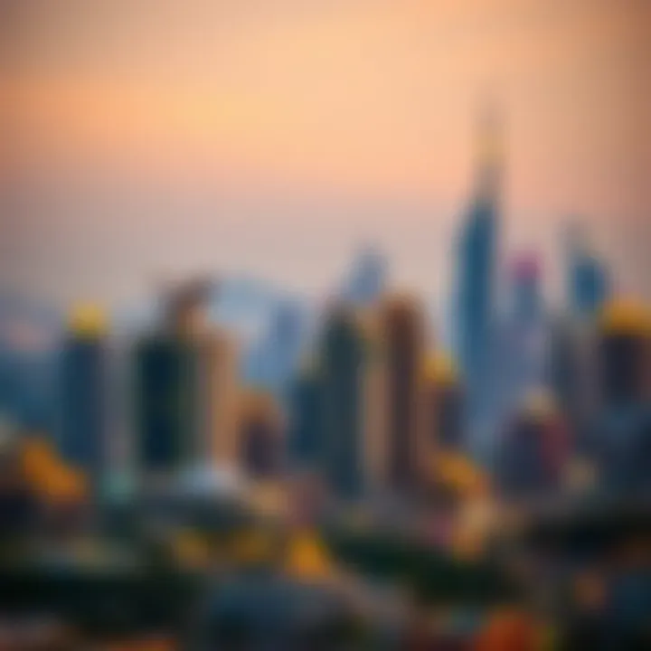 Dubai skyline showcasing real estate development