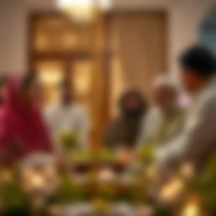 Family gathering highlighting cultural traditions