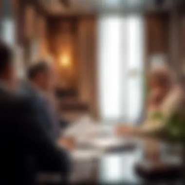 A legal advisor explaining Ejari compliance to a client