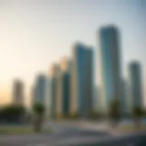 Dubai's Real Estate Landscape Modern skyscrapers in Dubai representing the real estate market