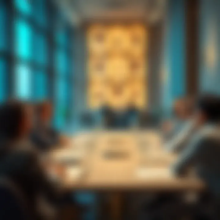 Discussion on Exclusive Real Estate Opportunities Real estate professionals discussing exclusive opportunities