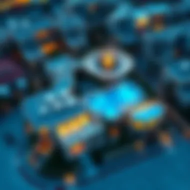 Aerial view of Dubai with holiday homes and attractions