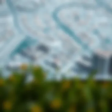 A detailed map showcasing the JLT clusters and their strategic layout