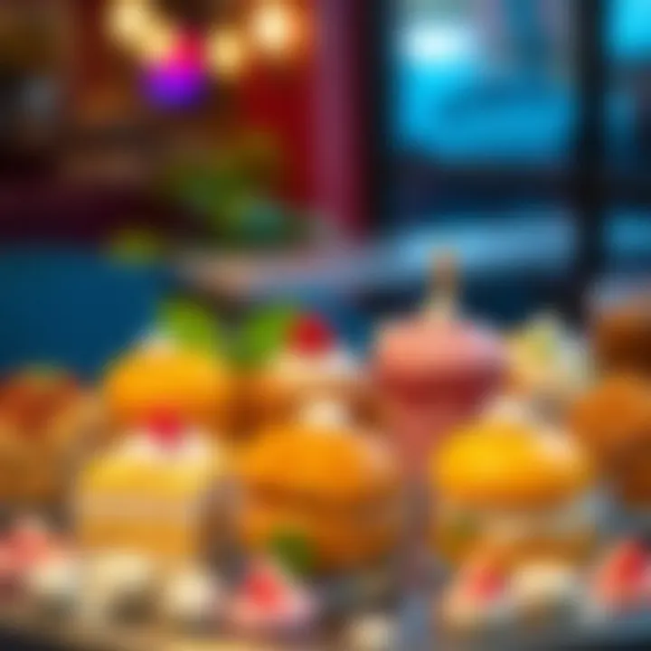 Sweet Indulgence: The Desserts of India A colorful array of Indian desserts presented beautifully on a platter