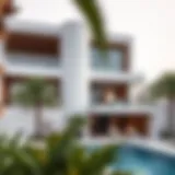 Modern Architectural Brilliance of Lantana Villa Exterior view of Lantana Villa showcasing modern architecture