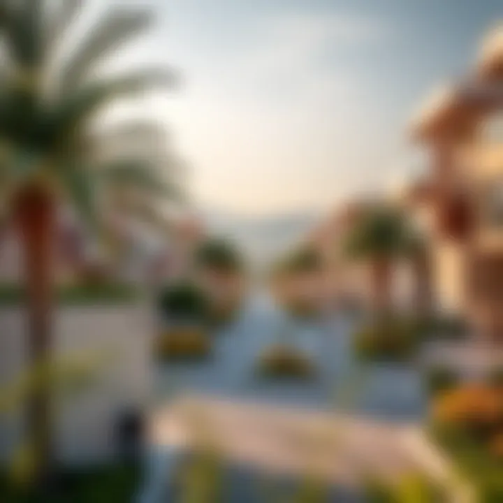 View of the neighborhood surrounding Lantana Villa