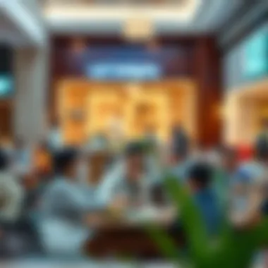 Culinary Delights at Lulu Silicon Central Mall Vibrant dining area in Lulu Silicon Central Mall featuring various culinary delights