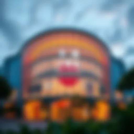 Stunning exterior view of Lulu Silicon Central Mall showcasing its modern architecture