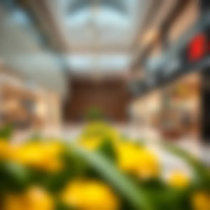 Diverse Retail Spaces Within Lulu Silicon Central Interior layout of Lulu Silicon Central Mall highlighting the diverse retail spaces