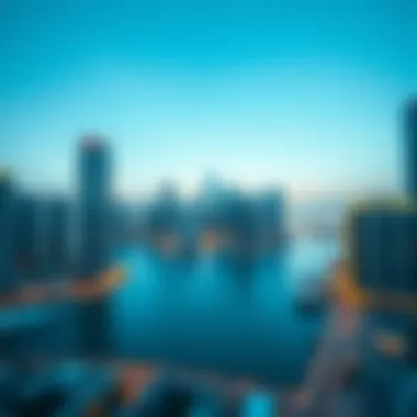 Business Bay Skyline Stunning skyline view of Business Bay