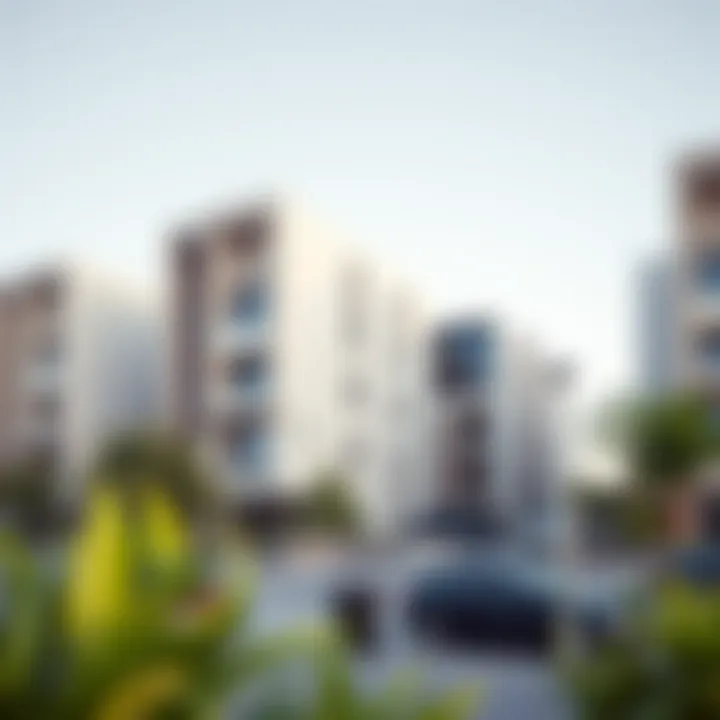 Contemporary Residential Architecture in MBZ Modern residential buildings highlighting the architectural style in the MBZ Zone.