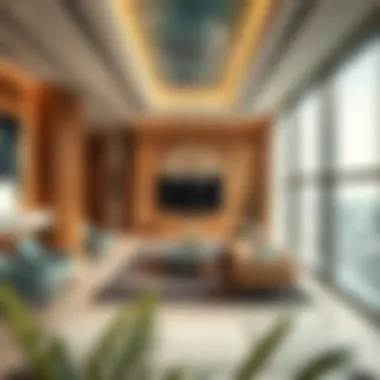 Luxurious Interiors of Merano Tower Luxurious interior design of a residence within Merano Tower