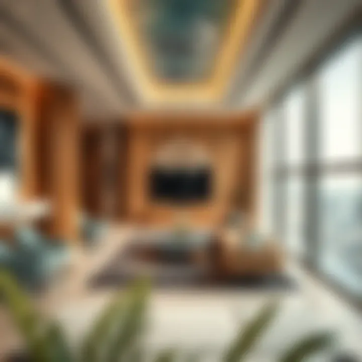 Luxurious Interiors of Merano Tower Luxurious interior design of a residence within Merano Tower