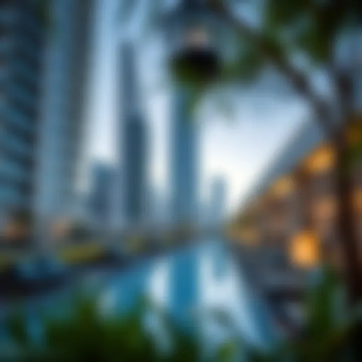 Modern living amenities surrounding Merano Tower for future residents