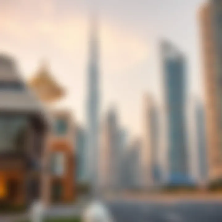 Stunning skyline of Dubai showcasing modern architecture